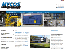 Tablet Screenshot of hycos.com